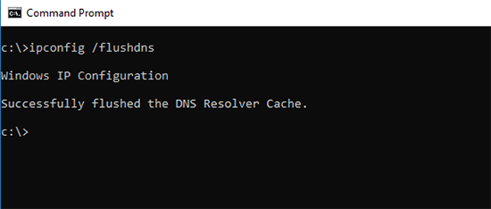 在 Windows 中清除 DNS 缓存
