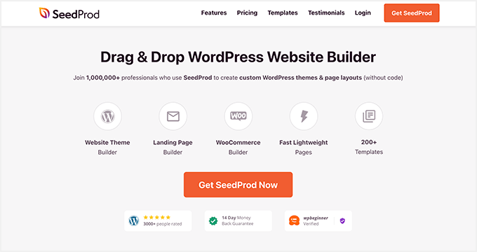 SeedProd WordPress 网站建设者