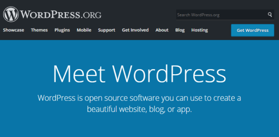 WordPress.org 首页