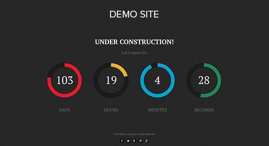 Countdown timer demo Countdown timer demo