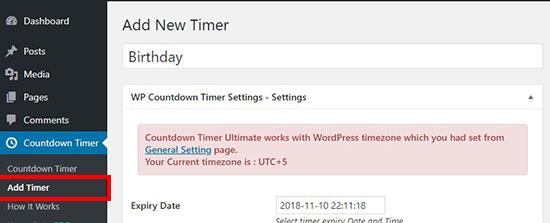 Add timer title Add timer title