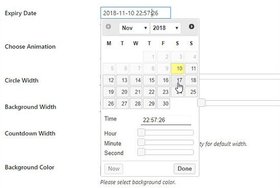 Set expiry date Set expiry date