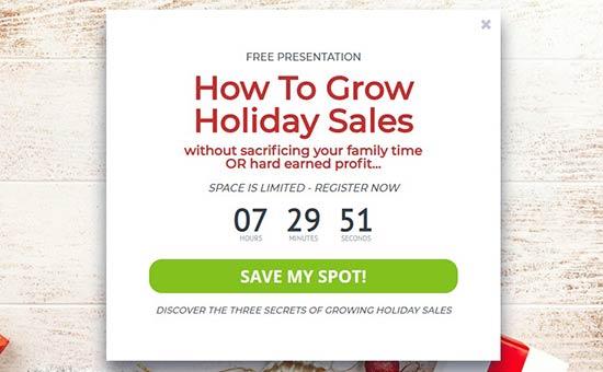 Optin holiday template Optin holiday template
