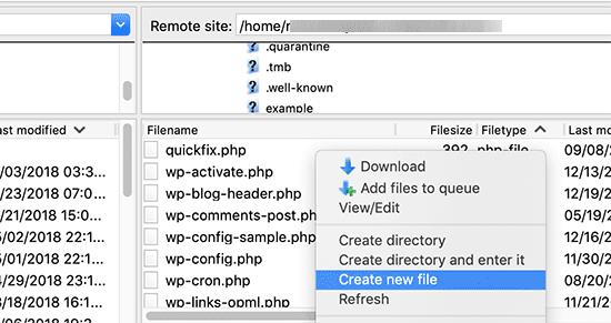 Create robots.txt file using FTP Create robots.txt file using FTP