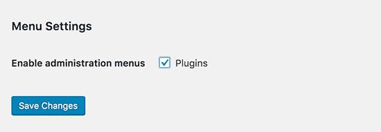 Show or hide plugins menu to site admins Show or hide plugins menu to site admins