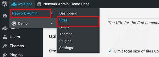 Adding new sites to your WordPress multisite network Adding new sites to your WordPress multisite network
