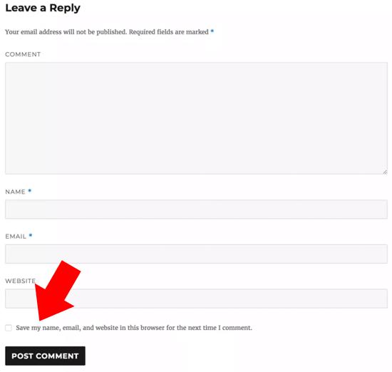 Comment privacy checkbox in default WordPress comment form Comment privacy checkbox in default WordPress comment form