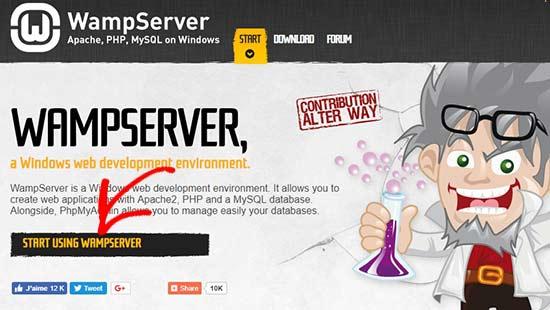 Start using wampserver Start using wampserver