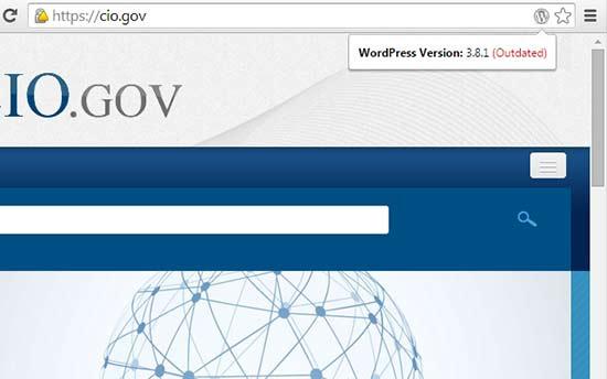 Version check for WordPress Version check for WordPress