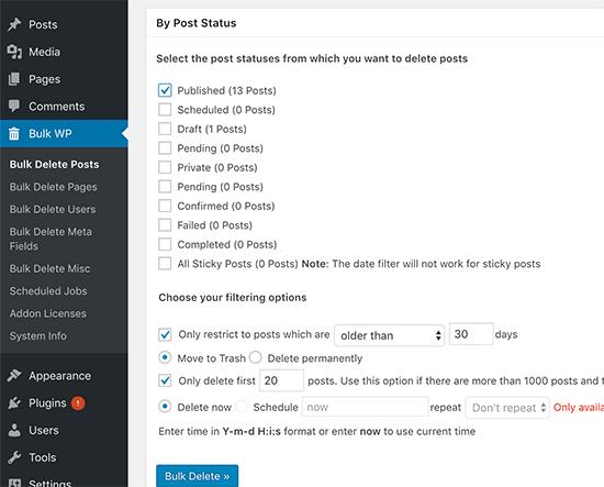 Bulk WP Settings Bulk WP Settings