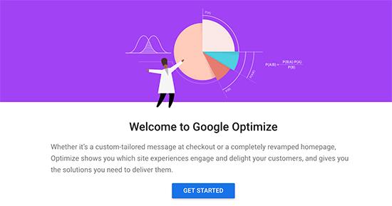 Get started with Google Optimize Get started with Google Optimize