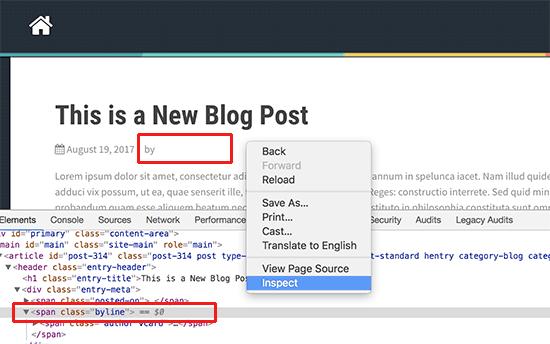 Byline text class Byline text class