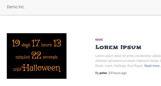 Halloween countdown timer Halloween countdown timer