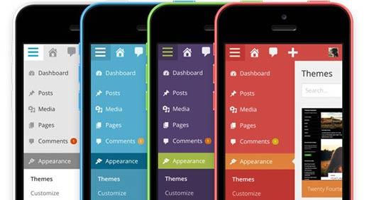 WordPress 3.8 admin color schemes on mobile devices WordPress 3.8 admin color schemes on mobile devices