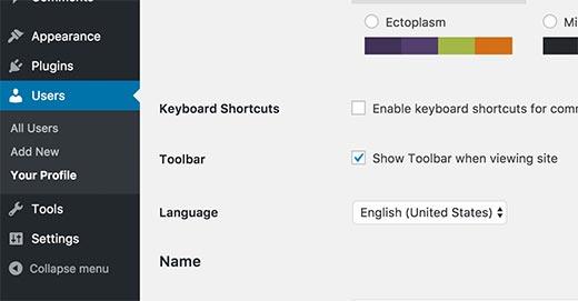 Admin language control for users Admin language control for users