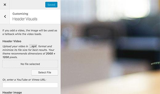 Video header support Video header support
