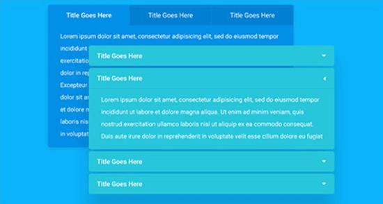 Accordion plugin Accordion plugin