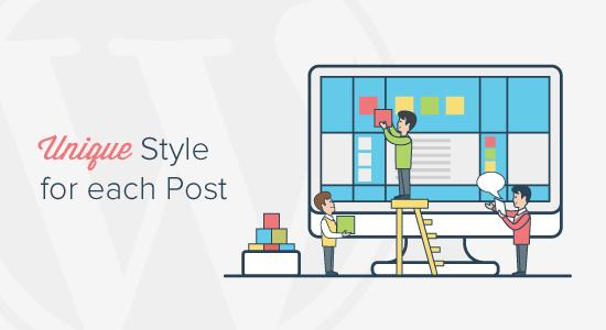 Style Each Post Differently Style Each Post Differently
