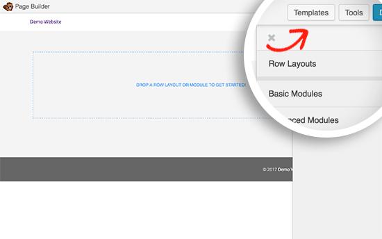 Beaver Builder interface Beaver Builder interface