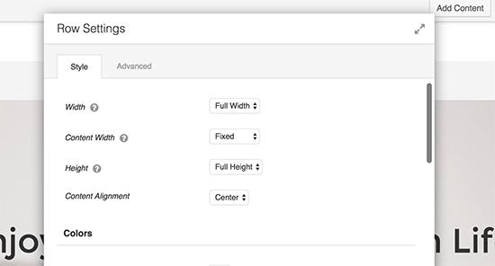 Editing an item in Beaver Builder Editing an item in Beaver Builder