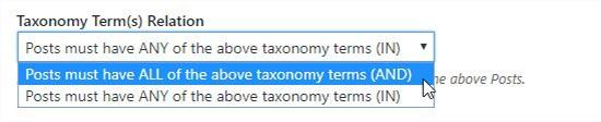 Taxonomy term relation Taxonomy term relation