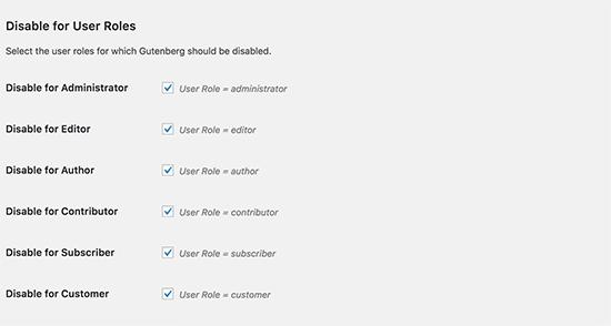 Selectively disable Gutenberg Selectively disable Gutenberg