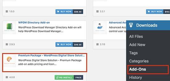 Install premium packages download Install premium packages download