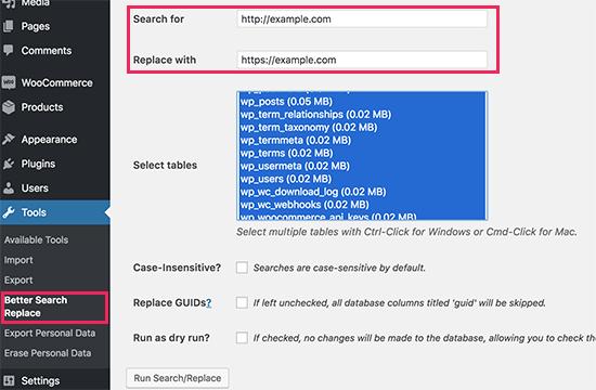 Search and replace URLs in database Search and replace URLs in database