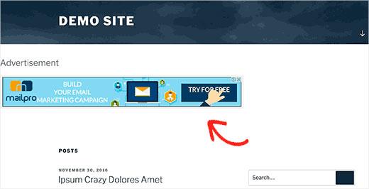 Unstyled header widget Unstyled header widget