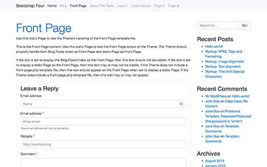 Bootstrap Four Bootstrap Four