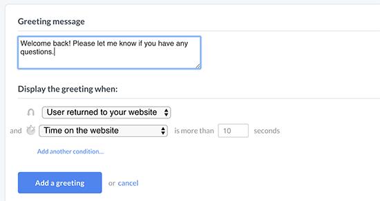 Adding dynamic greetings Adding dynamic greetings