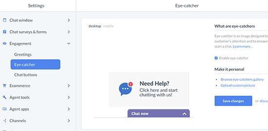 Select an eye-catcher Select an eye-catcher