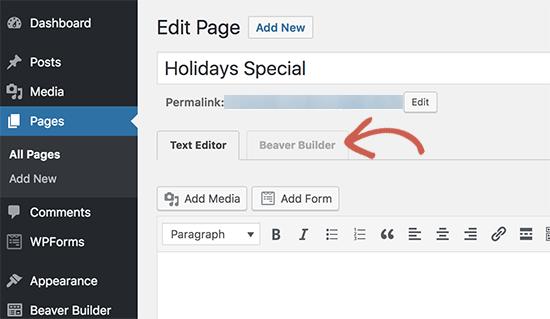 Launch Beaver Builder Launch Beaver Builder
