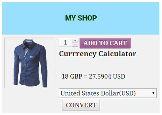 WooCommerce integration with currency calculator WooCommerce integration with currency calculator