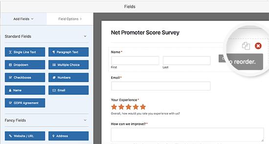 Delete all form fields Delete all form fields