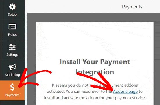 Install Payment Addon Service Install Payment Addon Service