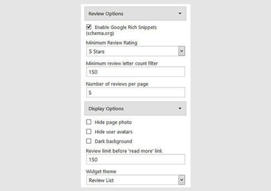 Review and Display Options Review and Display Options