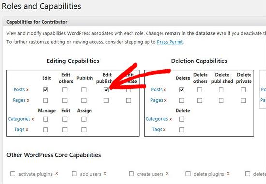Select Edit Published Select Edit Published