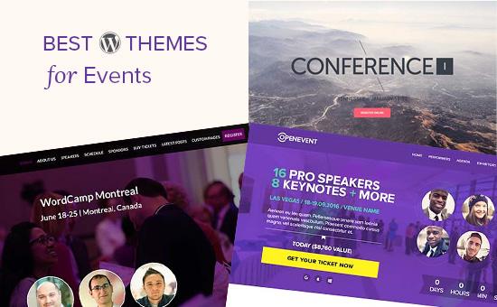Best WordPress themes for events Best WordPress themes for events