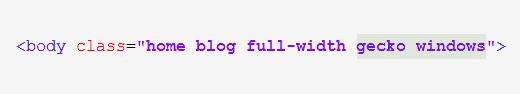 Adding browser and OS information in WordPress body class