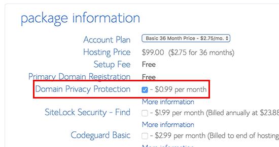 Domain privacy Domain privacy