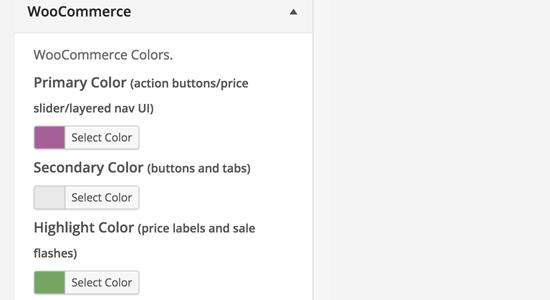 WooCommerce Colors WooCommerce Colors