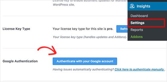 Authenticate with your Google account Authenticate with your Google account