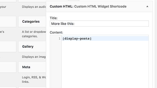 Adding shortcode inside Custom HTML widget in WordPress Adding shortcode inside Custom HTML widget in WordPress