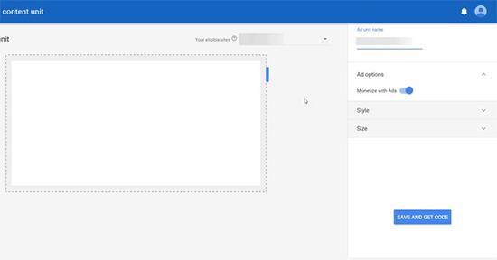 Matched Content unit settings Matched Content unit settings