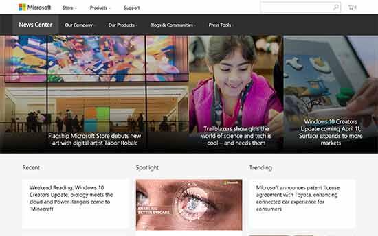Microsoft News Center Microsoft News Center
