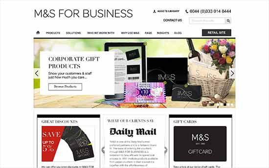 Marks & Spencer for Business Marks & Spencer for Business