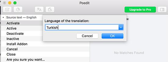 Choose language for your translation Choose language for your translation