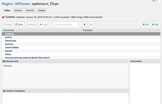 Translating plugins in Loco Translate Translating plugins in Loco Translate