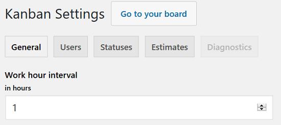 Kanban Boards for WordPress Plugin - Settings, General Kanban Boards for WordPress Plugin - Settings, General